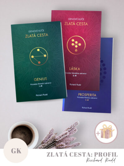 KOMPLET Zlatá cesta: hologenetický profil průvodce (Génius, Láska, Prosperita) + dárek mandala k profilu | Genové klíče