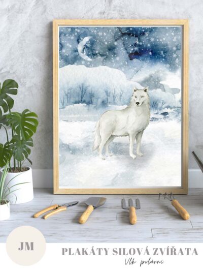 Silová zvířata strážci - polární vlk