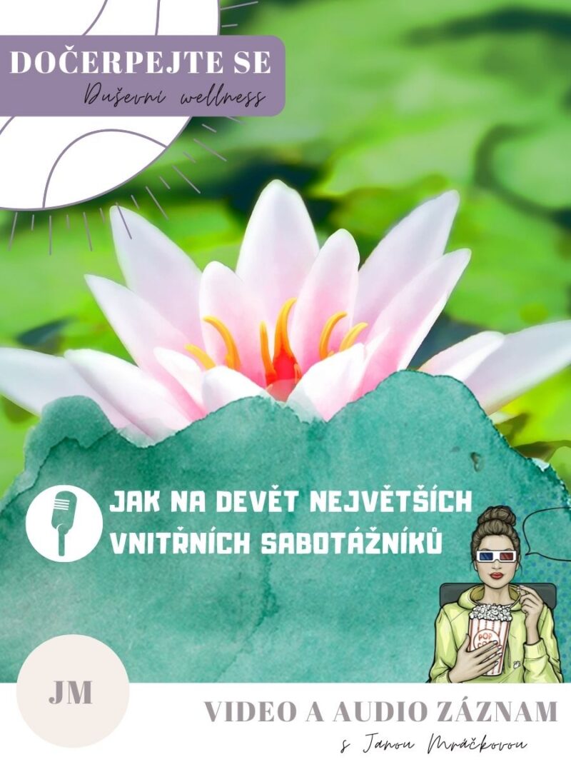 Videozáznam: Devět překážek a sebesabotáží, co nás drží zpátky