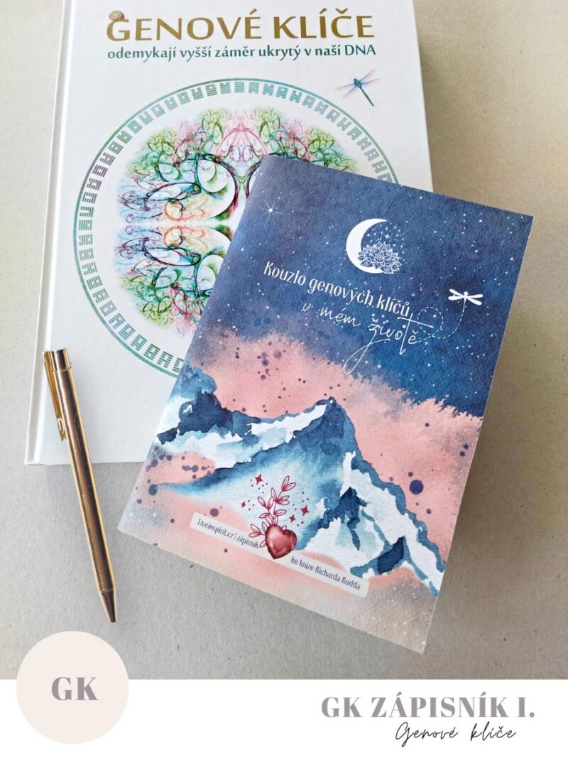 Zápisník Kouzlo genových klíčů v mém životě (práce s knihou Genové klíče)